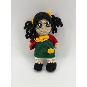 Unbranded Crochet Amigurumi Doll Unisex Small Multicolor La Chilindrina Plush